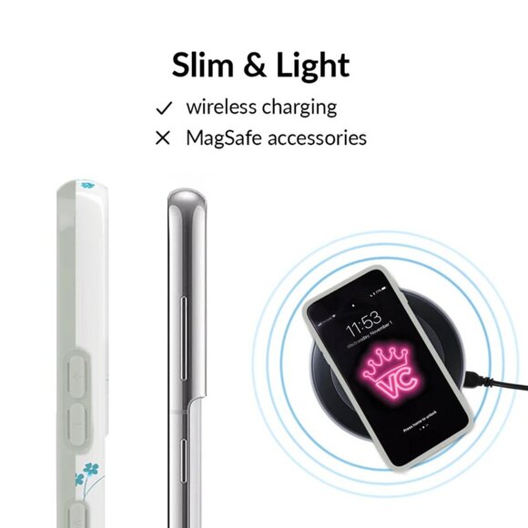 French Blue Floral Samsung Galaxy S21 Ultra Case - Picture 7 of 7